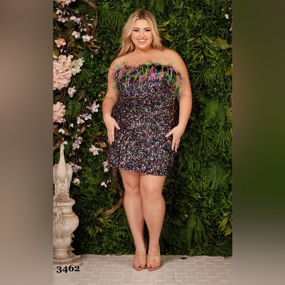 Athena Multicolor Strapless Dress